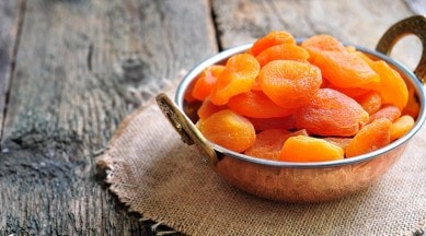 apricot, dried apricot, indianexpress, benefits of dried apricots, calorie apricot, indianexpress.com, Union Minister of Health, fibre-rich diet, blood sugar,