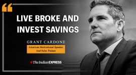 Grant Cardone, who is Grant Cardone, Grant Cardone sales, Grant Cardone forbes, Grant Cardone millionnaire, how to be rich, Grant Cardone rich, Grant Cardone millionnaire, rich dad, poor dad, Grant Cardone books, Grant Cardone savings, Grant Cardone investment mantra, life positive, inspiring video Grant Cardone, Goalcast video, Grant Cardone inspiring speech, indianexpress.com, indianexpress, broke AF, broke, living broke, investments, savings,