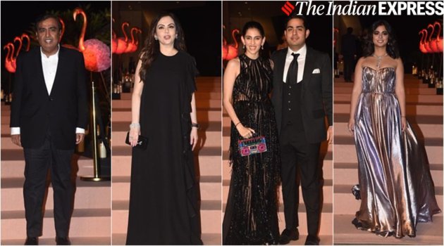 mukesh ambani, nita ambani, shloka mehta akash ambani, isha ambani