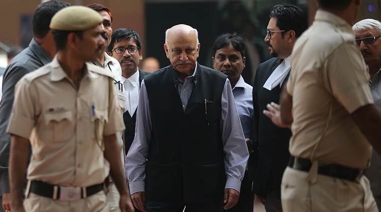 MJ Akbar MeToo case, MJ Akbar MeToo, Priya Ramani, MJ Akbar Priya Ramani, India news, Indian Express