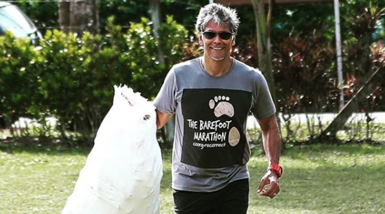 plogging, jogging and plucking, picking garbage, indianexpress.com, indianexpress, milind soman plogging, barefoot, plogging use, what is plogging, all you need to know about plogging, plogging benefits, thrash, garbage, india, plogging in india, plogman of india, fitness goals, plogging goals,
