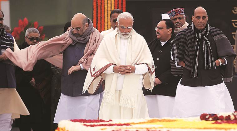 PM Modi launches Atal Bhujal Scheme, Rohtang Pass renamed after Vajpayee, Rohtang pas new name, Union cabinet water scheme, Prime Minister Narendra Modi, Atal Bihari Vajpayee's birthday, India news, indian express