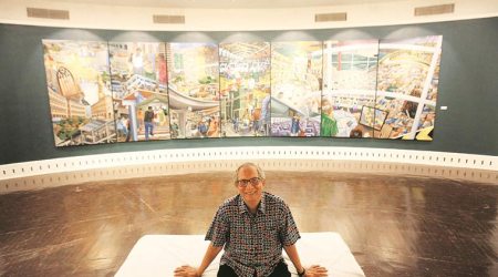Mumbai artist Sudhir Patwardhan, Mumbai artist Sudhir Patwardhan National Gallery of Modern Art