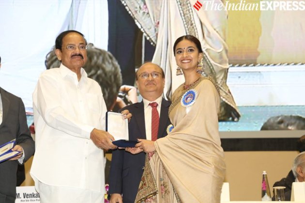 Keerthy Suresh at National Award 2019 ceremony