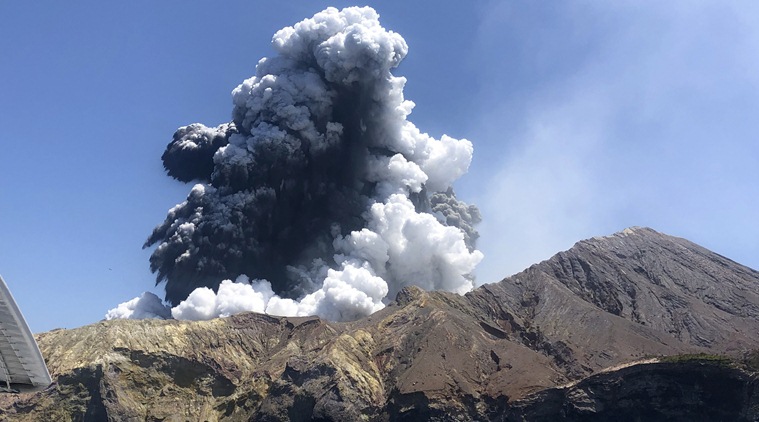 New Zealand volcano eruption, New Zealand volcano death, Volcano eruption New Zealand, World news indian express