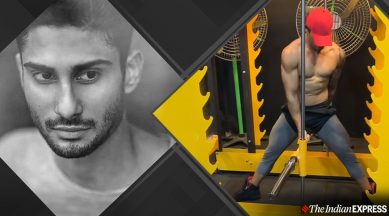 hack squat, prateik babbar, fitness goals, indianexpress.com, indianexpress, smith machine squat, types of squats, squats, smith machine squat, leg exercises, quads, smith machine squat, grip strength, leg exercises,