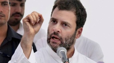 Rahul gandhi on detention centres, Rahul gandhi hits out at PM Modi, Prime Minister Narendra Modi, detention centres in Assam, Goalpara Mati Village, Assam NRC, CAA protests, indian express