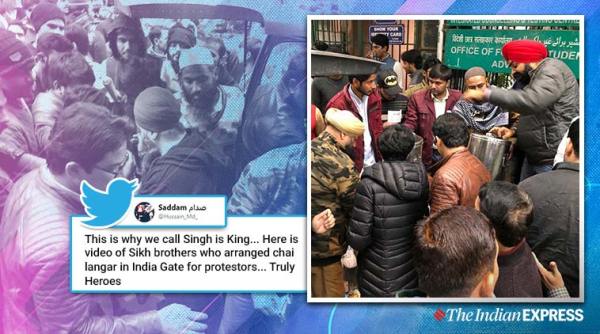 cab, cab news, caa protest, caa protest today, jamia protests, jamia students protests, jamia millia university, Khalsa Aid, trending, indian express, indian express news