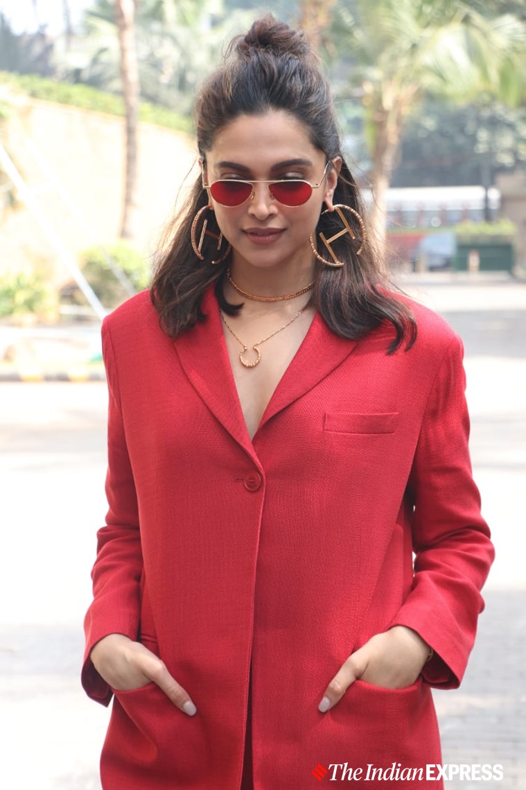 Deepika Padukone or Ranveer Singh: Who wore the red pantsuit better?