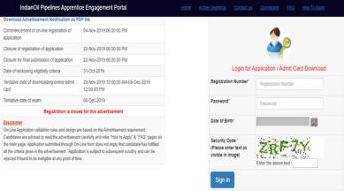 iocl, iocl apprentice admit card, indian oil apprentice admit card download link, iocl.com, plis.indianoilpipelines.in, govt jobs, sarkari naukri, employment news
