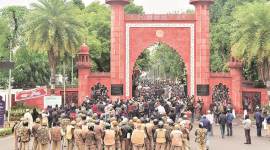new citizenship law Protests continue at AMU: ‘Next stop Delhi’