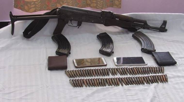 Manipur arms smugglers arrested, Manipur men arrested with AK-56 rifle, Manipur crime, indian express, Manipur news, 