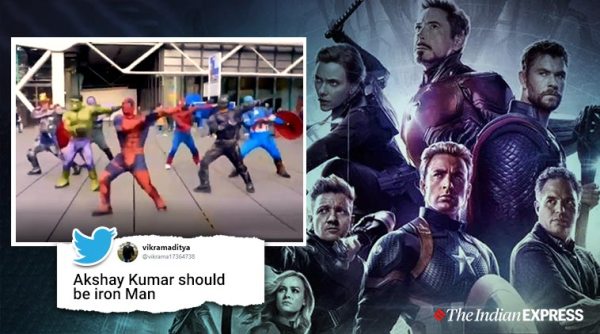 Karan Johar, Avengers characters dancing to Disco Deewane, Disco Deewane student of the year, Avengers End game, Trending, Indian express news