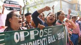 Citizenship Amendment Bill 2019, CAB, Lok sabha, northeast protests cab, Citizenship bill in Parliament, Union home minister amit shah on illegal immigrants, muslims in citizenship bill, citizenship bill NRC, national register of citizens, northeast citizenship bill protests, Parliament session, Parliament Winter Session, Tripura, assam, Indian Express