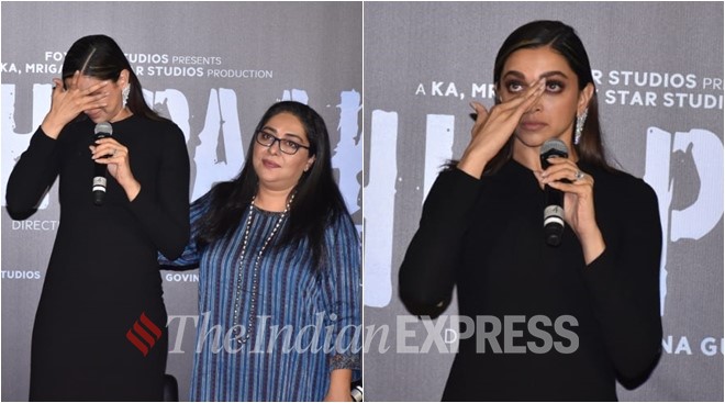 Chhapaak Trailer Launch Deepika Padukone Gets Teary Eyed Entertainment Gallery News The