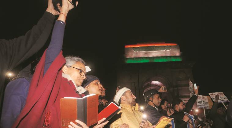 indian constitution, reading constitution, caa protests, nrc protests, indian express