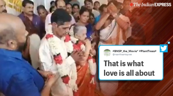 Kerala couple their 60's fell in love at old age home, Kerala couple fell in love in old age home, Thrissur, Trending, Indian express news