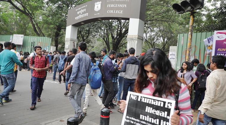 New citizenship law: Students of Fergusson college organise signature campaign in protest