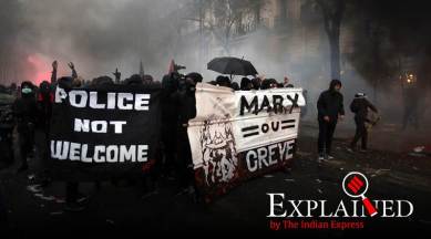 France pension reforms, France pension reform protests, France protests, protests in France, Emmanuel Macron, Express Explained, Indian Express
