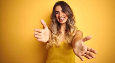 greeting people, saying hello, indian express, indian express news