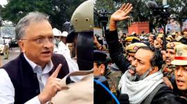 Ramchandra Guha detained , Yogendra Yadav detained, Citizenship act protests, Delhi protests, Citizenship act protesters, India news, Indian express