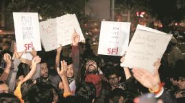 Day ends with fresh protest in heart of city