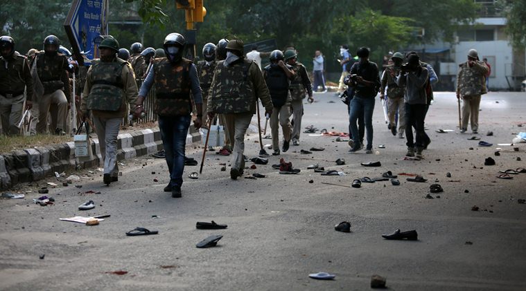 jamia protests, jamia amu protests, delhi news, delhi jamia protest, jamia okhla delhi news, Delhi jamia CAA protest news, Jamia milia delhi police, jamia millia university, jamia students protests, jamia millia, caa protests, citizenship bill protests, citizenship bill protests, cab protests, indian express