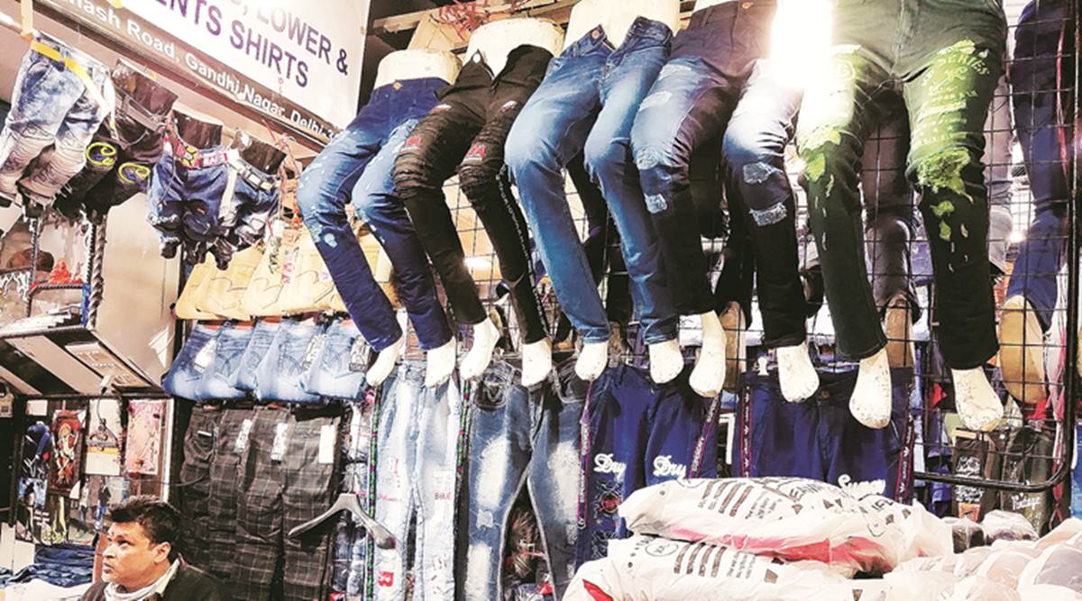 gandhi nagar market jeans price