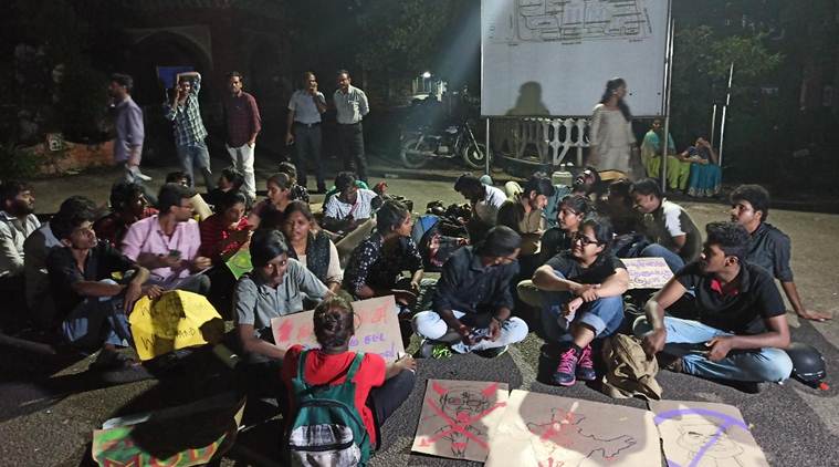 caa protests, caa protests at madras university, madras university students detained, madras university students protest, chennai city news