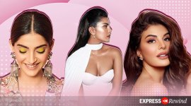 makeup_759 (1) makeup trends 2019, trends of 2019 in makeup, coloured eyeliner trend, shimmery lids makeup trend, glowing skin trend, indian express, lifestyle