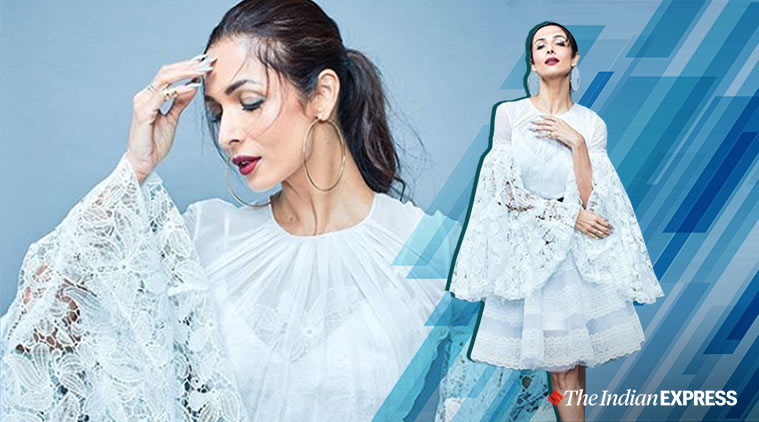 malaika arora white dress