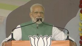 Prime Minister Narendra Modi, pm modi in jharkhand, bjp jharkhand election campaign, jharkhand elections, jharkhand assembly elections, citizenship law, urban naxals, congress, PM Modi on citizenship act protests, indian express news