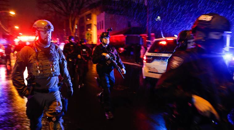 Six killed in New Jersey gunbattle, including police officer