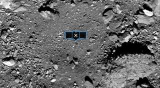 asteroid bennu, nightingale, NASA OSIRIS-REx, osiris rex, sample collection site on asteroid