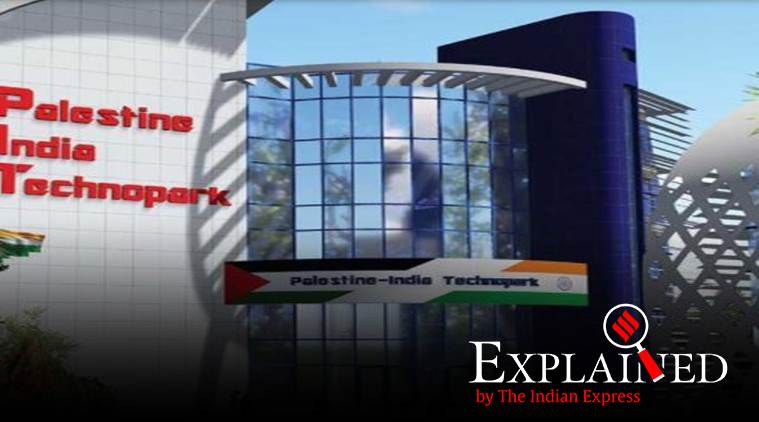 India Palestine techno park, Palestine India techno park, Palestine tech park, Palestine India tech park, India Palestine relations, India Israel relations, Express Explained, Indian Express