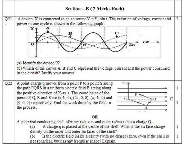 case study questions in physics class 12