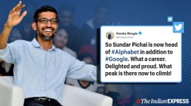 sundar pichai, alphabet, google alphabet, Larry page Sergey Brin, Sergey Brin larry page steps down, tech news, viral news, indian express