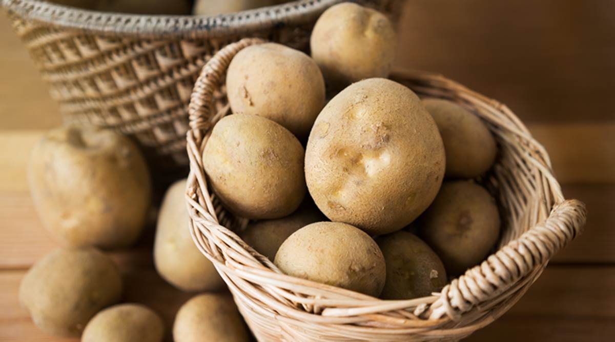 potatoes, skin, skin health, skincare, indian express news