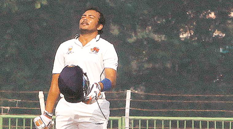 Prithvi Shaw ranji trophy, ranji trophy, cricket news, sports news, latest news, indian express