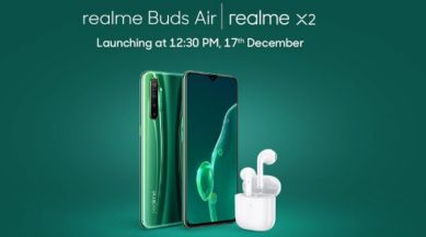 Realme X2, Realme Buds Air India launch today live blog