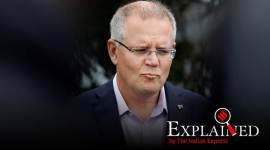 scott morrison, scott morrison visit india, australia prime minister visit india, India-Australia Mutual Logistics Support Agreement, indian express news