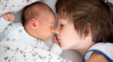newborn sibling