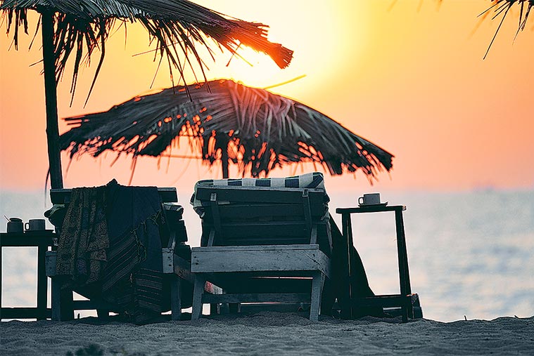 sunset, sunset in goa, sunset on a beach, sunset sunday eye indian express