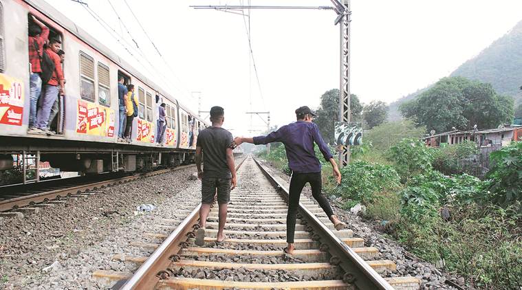 Mumbai news, mumbai city news, trespassing accidents on railway tracks, railway tracks accidents in mumbai, maharashtra news, indian express news