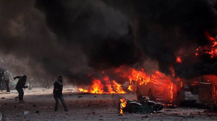 Up police files fir, AK-47 ammunition burntduring protest, violent protest in up, citizenship amendment act protest, NRC protest, police violence, CAA violence, uttar pradesh news, indian express news