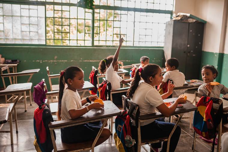 Students fainting from hunger in Venezuela’s failing school system