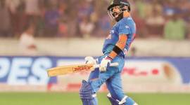 Signature move: Kohli’s payback to Williams in Hyderabad has spiced up the series