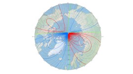magnetic north shifting towards siberia, magnetic north drifting, north pole is moving, north pole moving fast