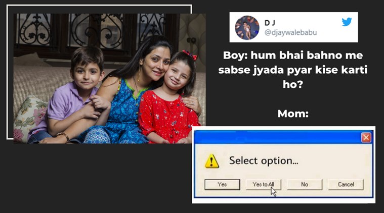 The Latest Meme To Trend Is The Yes To All Option In A Windows Message Box Trending News The Indian Express