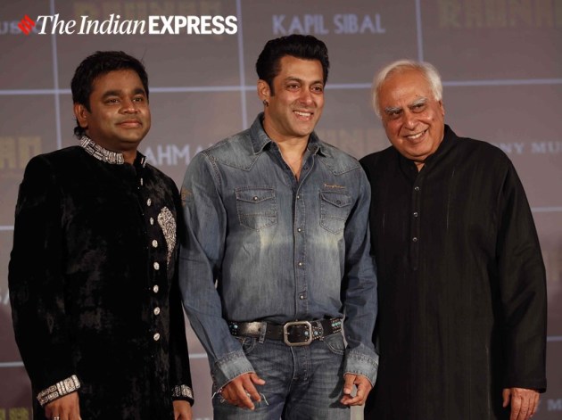 ar rahman salman khan and kapil sibal